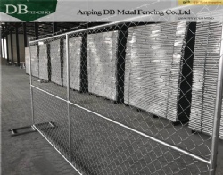 America market steel metal 6 foot chain link temporary fencing