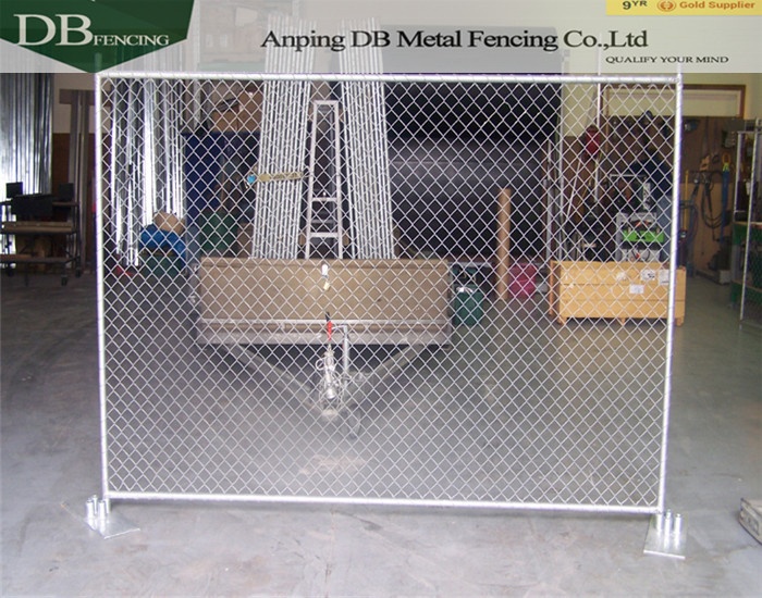 Cheap Stand-alone Temporary Construction Chain Link Fence Panels