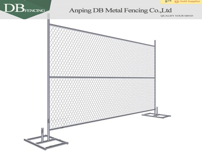 6'x10' portable chain link fence panels with stand for sale