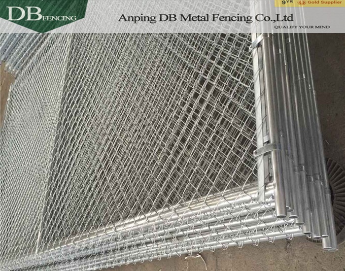 Hot sale used 6'x10' chain link temporary fence panels for america