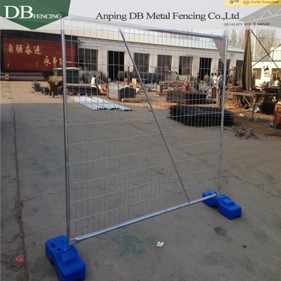 OD32mm Galvanised Temporary Construction Fence Heavy Duty Anti Rust 2.1 x 2.4m