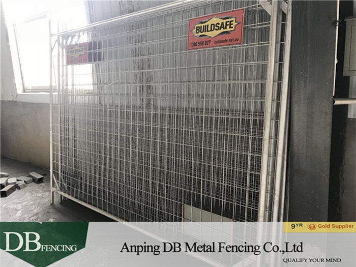 Australia standard portable galvanised temporary fence