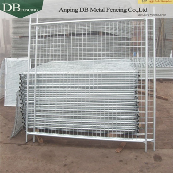 Galvanized Temporary Fencing Panels For Sydney and NZ market  32mm tube wall thick 2.0mm Infilled Mesh 4.0 x 60 x 150mm