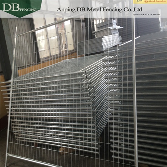 AS4687-2007 standard Temporary Fencing Panels For Sydney and NZ market 32mm tube wall thick 2.0mm Infilled Mesh 4.0 x 60 x 150mm