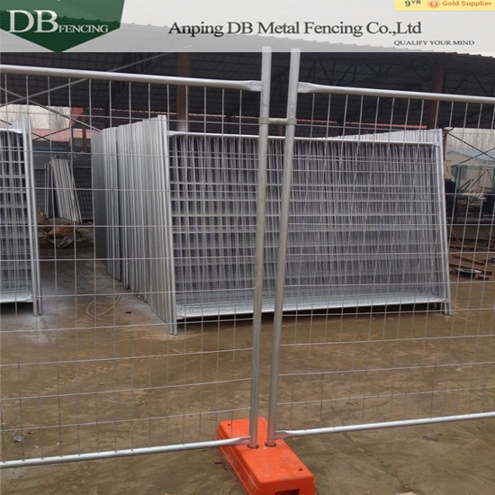 14 microns hdg zinc Construction Temp Fence Panels OD32mm wall thick 2.0mm Infilled Mesh 4.0 x 150 x 60mm