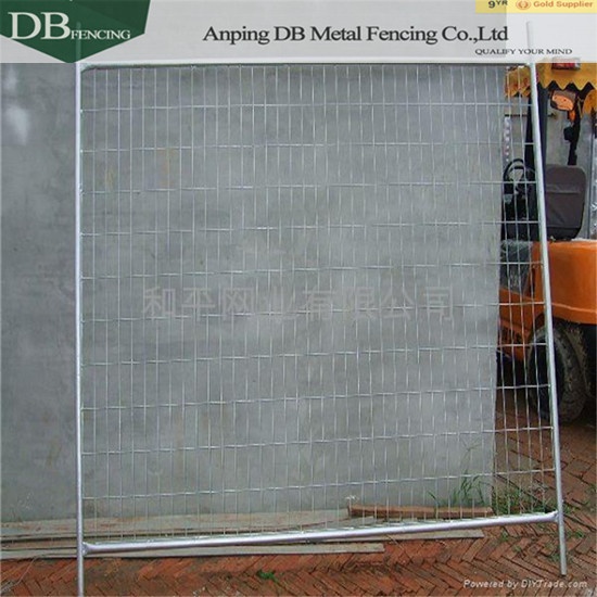 OD32mm temporary fencing panels 2.1m x 2.4m AS4687-2007 Mesh construction site