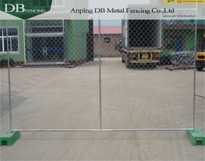 Galvanized Steel Temporary chain link panels with Corrosion-Resistant