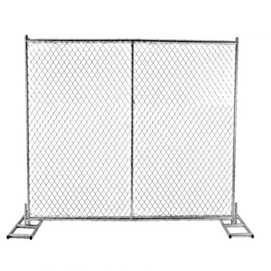 High quality galvanized temporary chain link panels lightweight 11.5 gauge