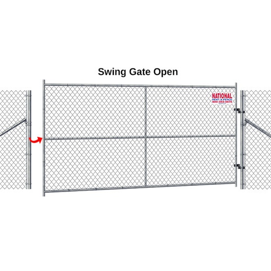 Durable chain-link panels with Stands, windscreens, and gates
