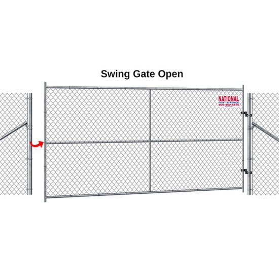 Durable chain-link panels with Stands, windscreens, and gates
