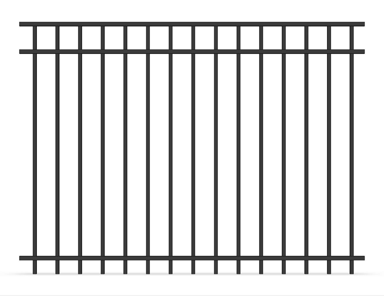 Steel Picket Fence, Ornamental Security Fencing