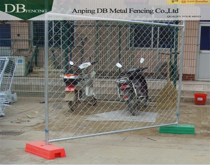 2.175 x 2.315m Galvanised Temporary Chain Link Fence portable panel