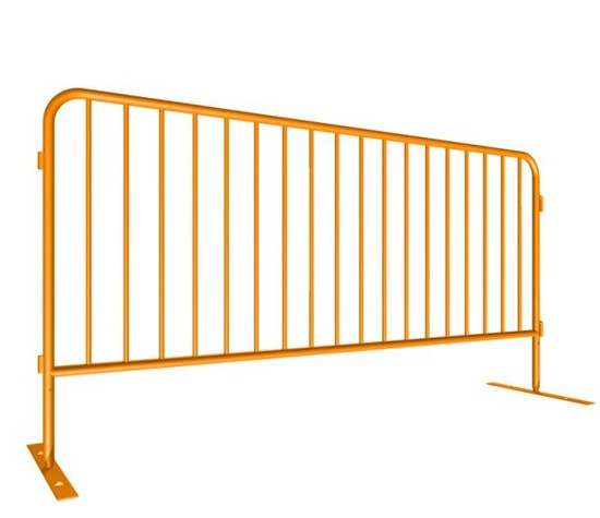 Galvanized Or Powder Coated Crowd Barricade 2.5 x 1.1m 1.5''