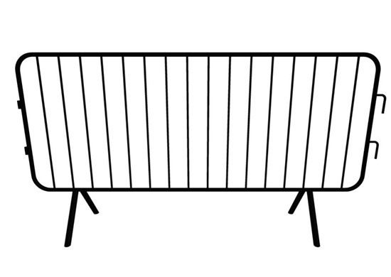 Steel barricade used for events, festivals, and concerts