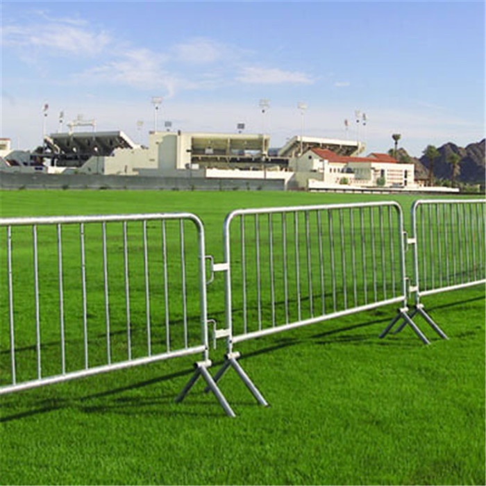 43in x 8ft Galvanized Steel Barricade Heavy Duty Interlocking