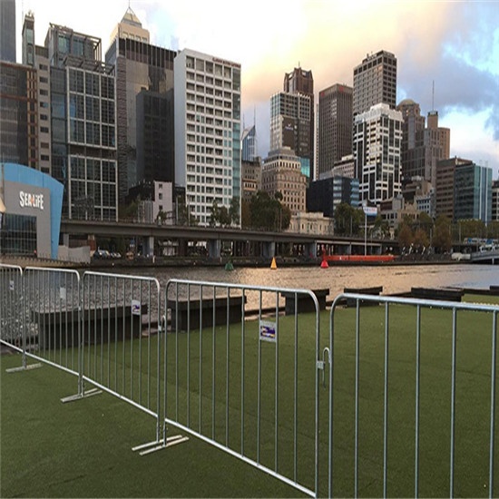 2*1.1m crowd control barrier applied to Australian street festivals