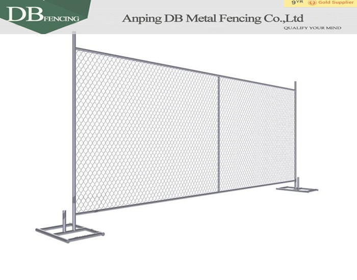 American chain link temporary fence
