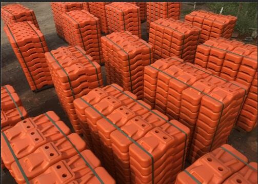 Blow Molded Temporary Fence Base Feet  Block UV Treated 5 Year No Color Fading