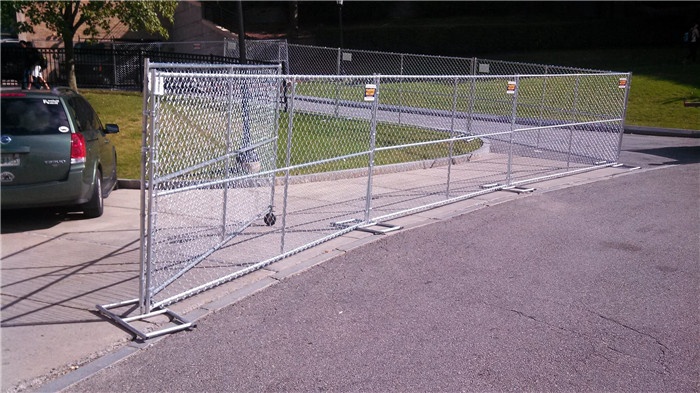 Temporary Chain Link Fence In Public Events Sports Concerts Festivals And Gatherings