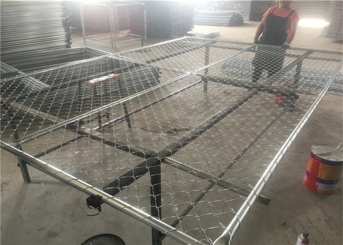 Highway Right Of Way 6ft Temporary Chain Link Fencing