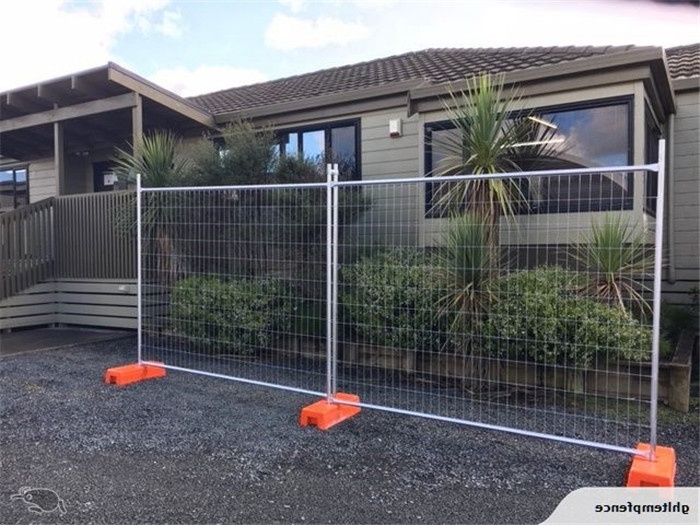 Temporary Fence   Plastic Base   Steel Clamps   Bracing   Gate   Shade Cloth