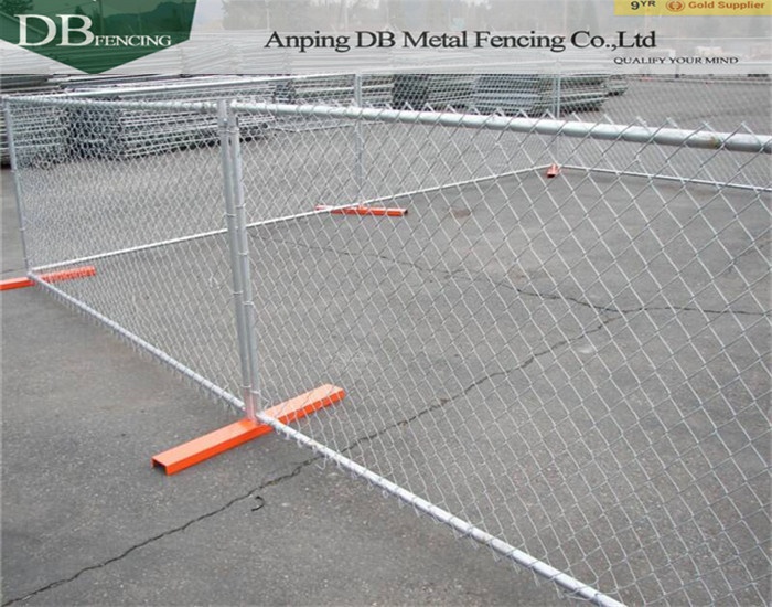 Heavy-duty 4ft H x 10ft L temporary fence panels for US market