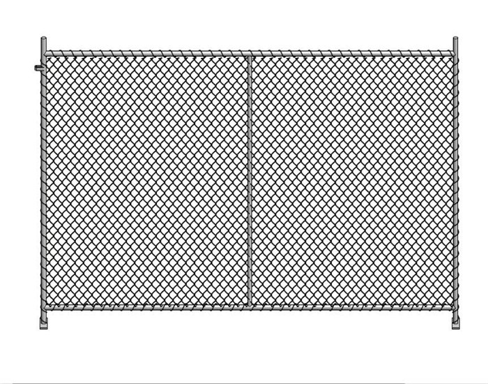 Low construction barrier 0range mesh chainlink 3.0x1.1m