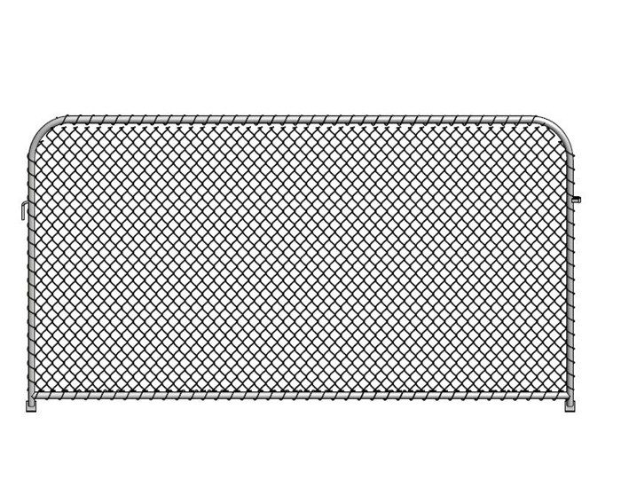 Low Construction Barrier 0range mesh chainlink 2.2x1.1m