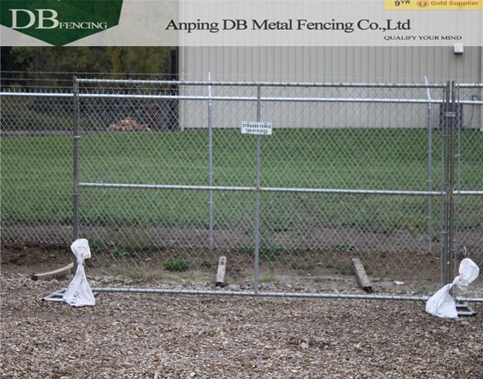 America galvanized Safety Temp Chain Link Fence Supplies