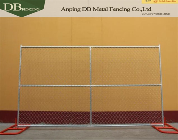 Cheap cost easily assembled spot temporary chain link fence for sale