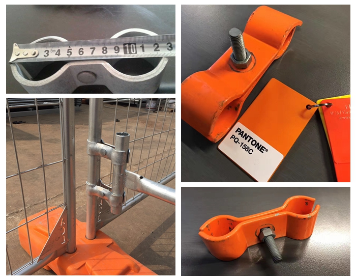 Temporary Fence Steel Clamps