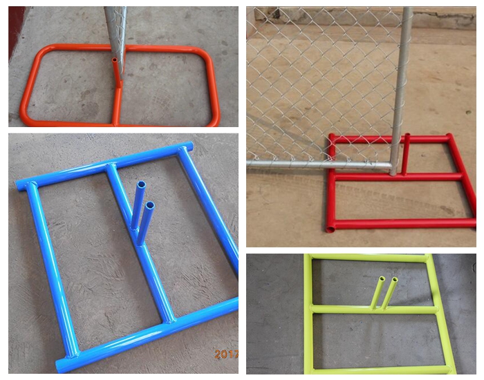 Heavy Duty Temporary Fence Panels For Sale Base Types