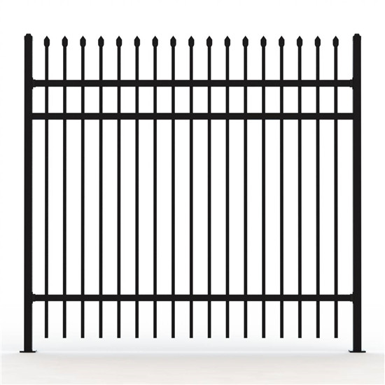 spear top steel fence