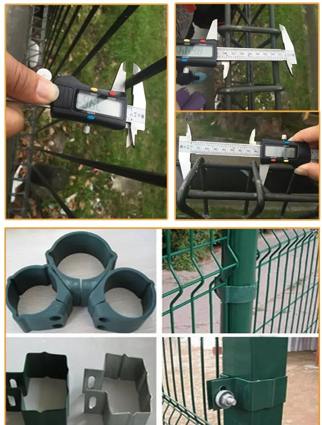 powder coated black brc fence size testing