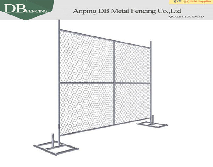 Temporary Chain Link Fence Drawing