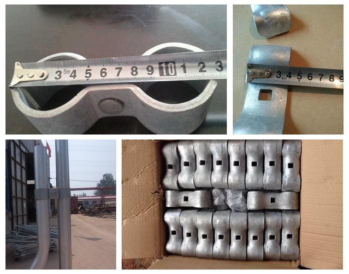 temporary chain link fence clamps