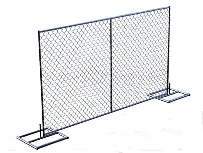 Temporary Chain Link Fence Panels 6ft x 10ft Construction Fence - Model: 527 6ft x 10ft temporary chain link fence drawing