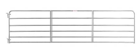 Walk through Corral Panel Gate - Model: 580 Galvanized corral panels Gate, 16 ft. (L) x 50 in. (H)