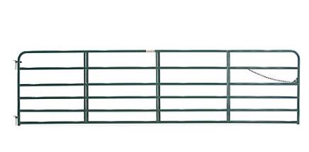 Walk through Corral Panel Gate - Model: 580 Powder coated corral Gate, 16 ft. (L) x 50 in. (H)