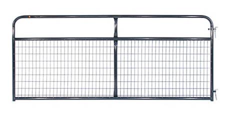 Galvanized Mesh Gate, 8 ft. L x 50 in. H