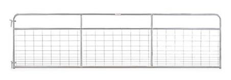 Galvanized Mesh Gate, 16 ft. L x 50 in. H