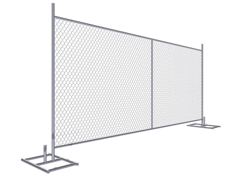 2 Types of Temporary Chain Link Fence Base