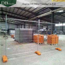 HDG NZ Auckland Temporary Construction Site Fencing Panels OD 32mm wall thick 2.00mm 2100mm x 2400mm