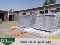 Factory supply construction site galvanized temporary fencing