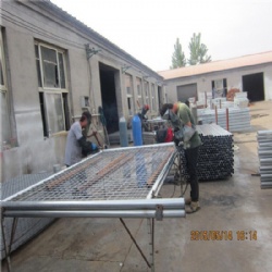 Factory supply construction site galvanized temporary fencing