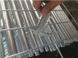 2.1X2.4M Sturdy hot dipped galvanised after welding temporary fence panel