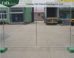Galvanized Steel Temporary chain link panels with Corrosion-Resistant