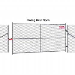 Chain Link Fence panels comply with ASTM A392-06 standards