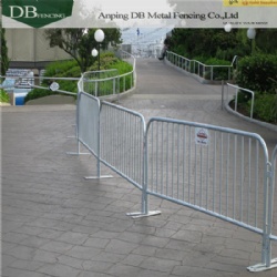 Hot dip galvanized Crowd Control Barrier - Steel Barricades