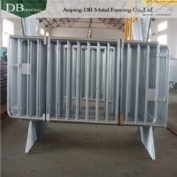 8ft Standard Economy Galvanized Steel Barrier For Crowd Control